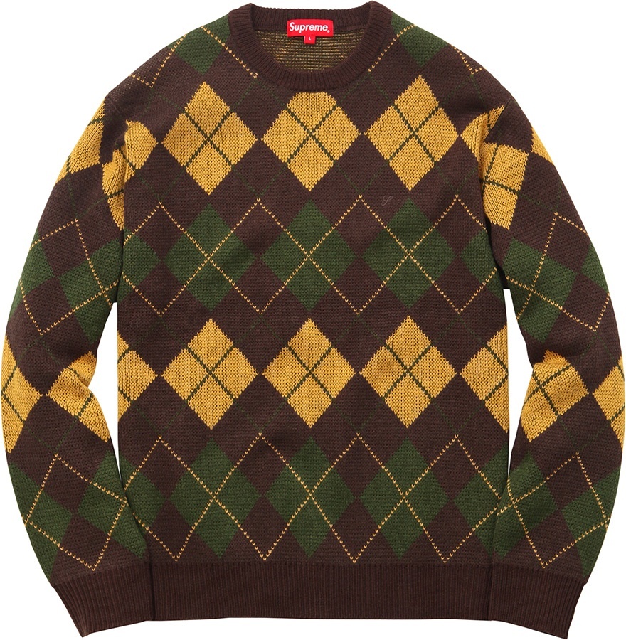 Argyle Crewneck Sweater view 3